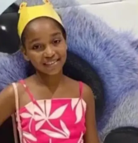 Yasmin Sacramento Damascena, de 12 anos