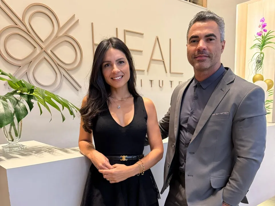Camilla Prado e Lucas Bittencourt, socios-diretores do Heal Institute