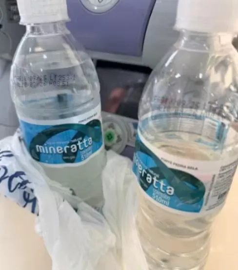 Homem passou mal após consumir água mineral da marca Mineratta