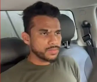 Suspeito foi localizado após ser denunciado por um motorista contratado por ele