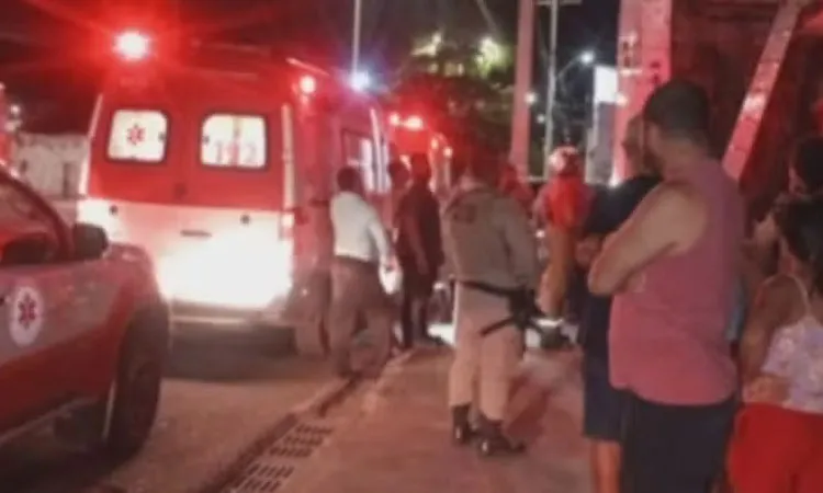 Samu e o Corpo de Bombeiros prestaram apoio à ocorrência