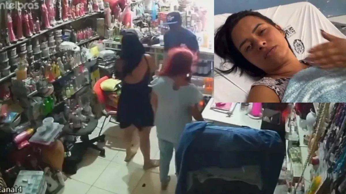 Fabiane foi atingida na região do abdômen e bala está alojada no quadril