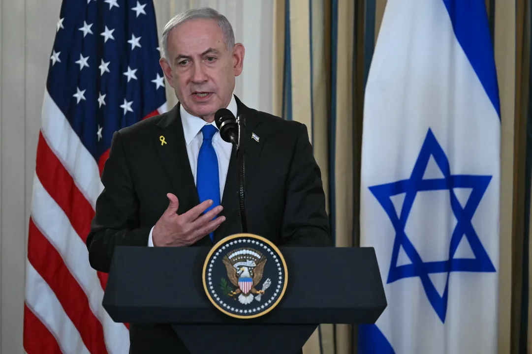 Primeiro-ministro israelense, Benjamin Netanyahu