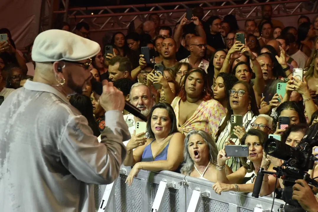 Apresentação do cantor Jau na Arena A TARDE