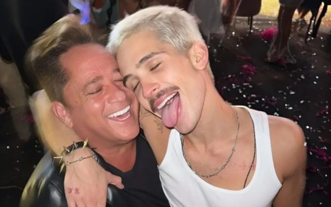 O jovem é um dos filhos famosos do cantor