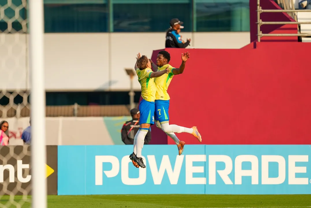 Dell e Ruan Pablo brilham em goleada do Brasil na Copa do Mundo Sub-17