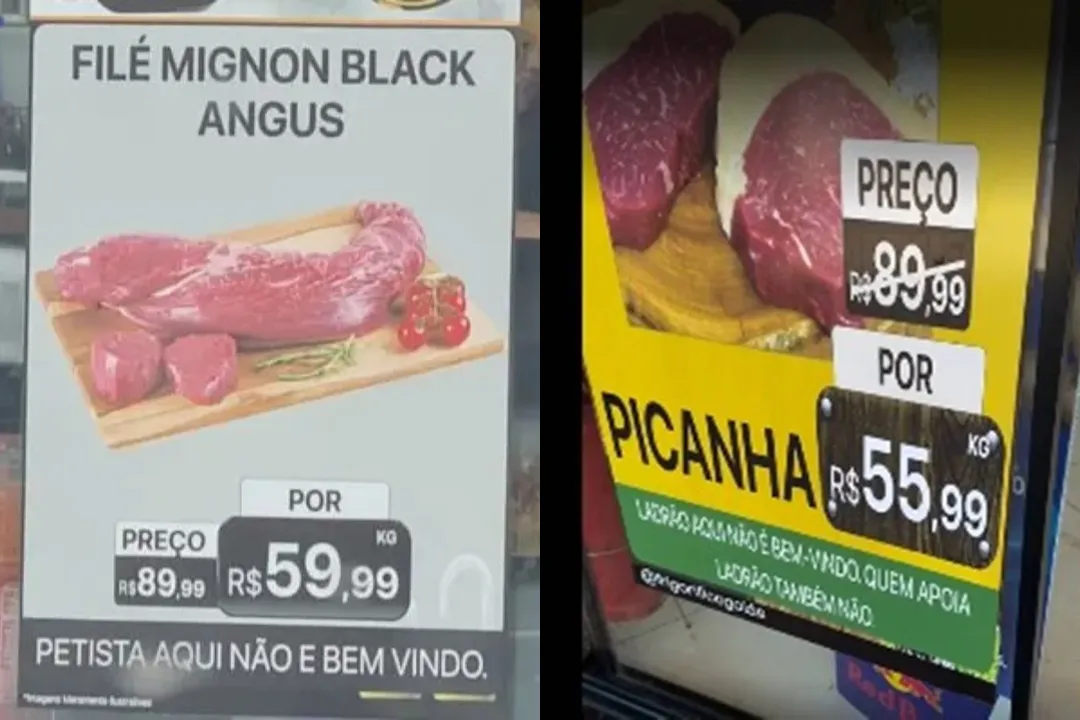 Cartazes polêmicos do Frigorífico Goiás
