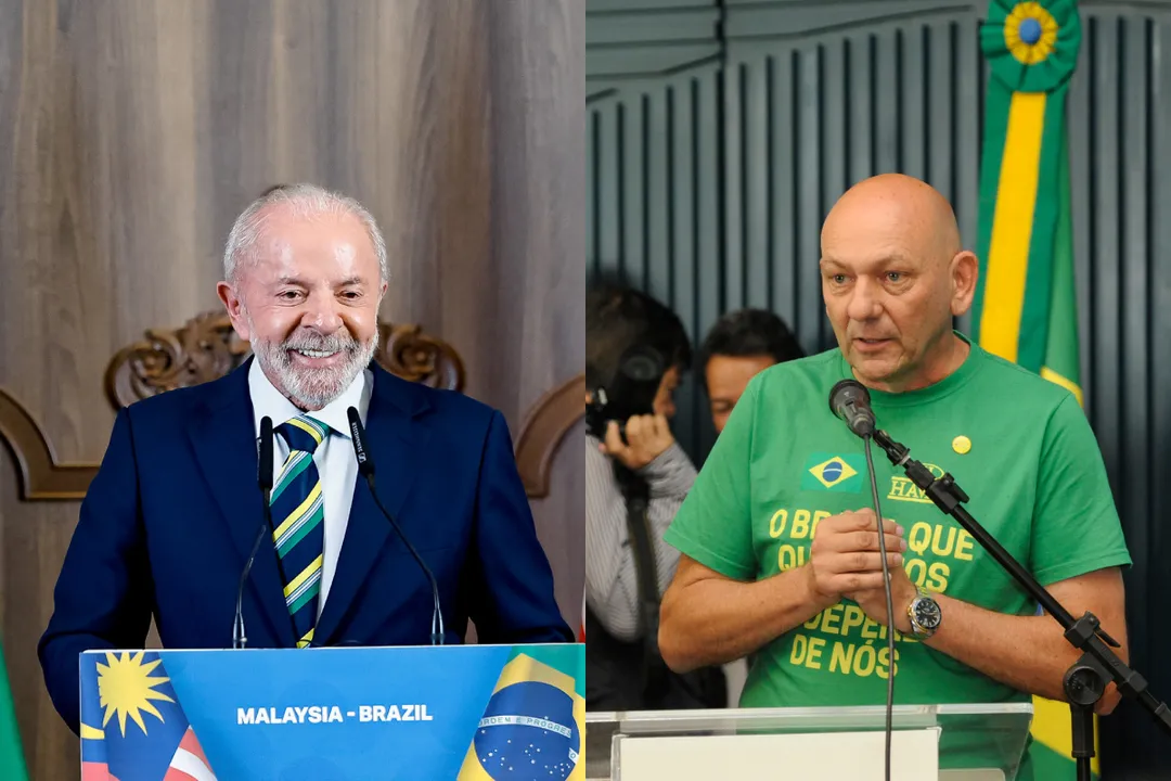 Presidente Lula (PT) e empresário Luciano Hang
