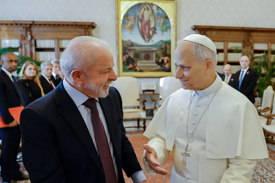 Presidente Lula e papa Leão XIV