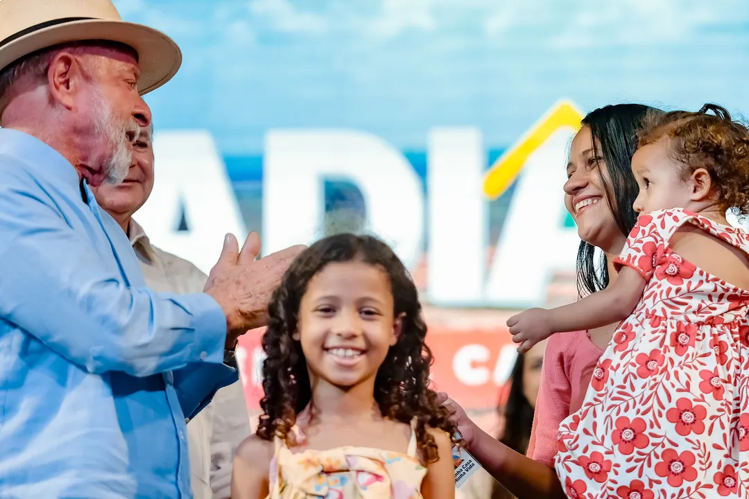 Presidente Lula durante entrega de casa do Minha Casa, Minha Vida, no Maranhão