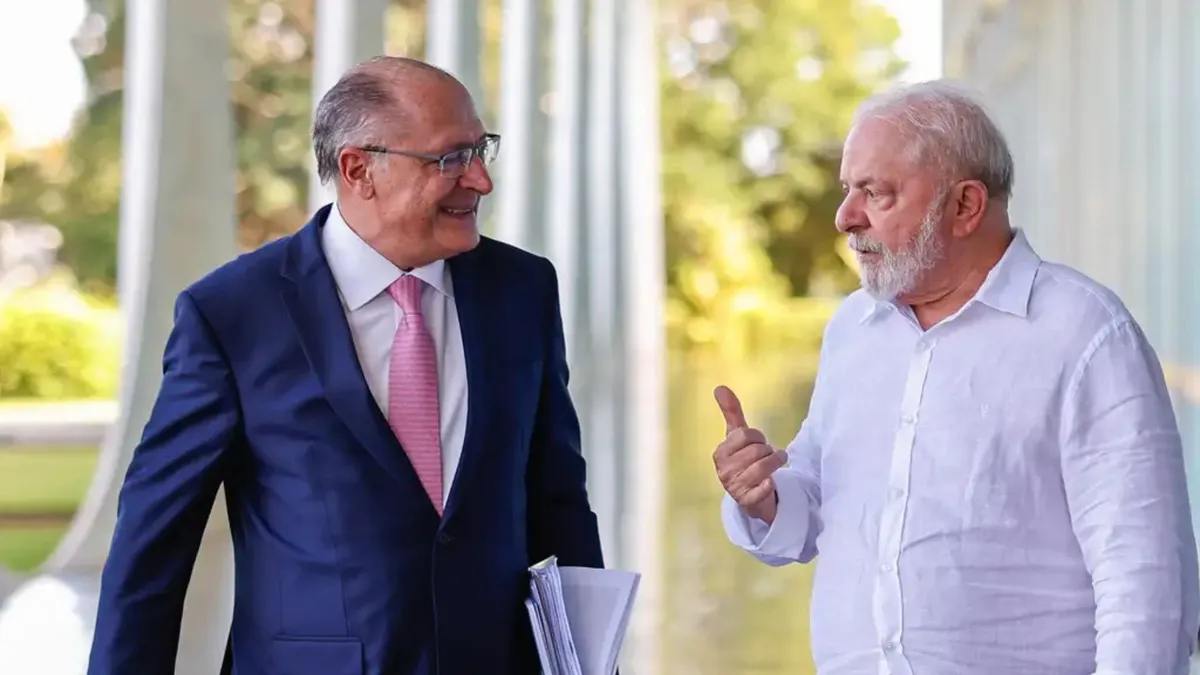 Lula e Geraldo Alckmin juntos