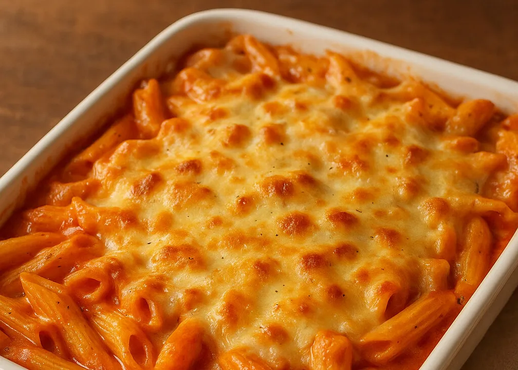 Macarrão cremoso de forno: fácil, rápido e irresistível