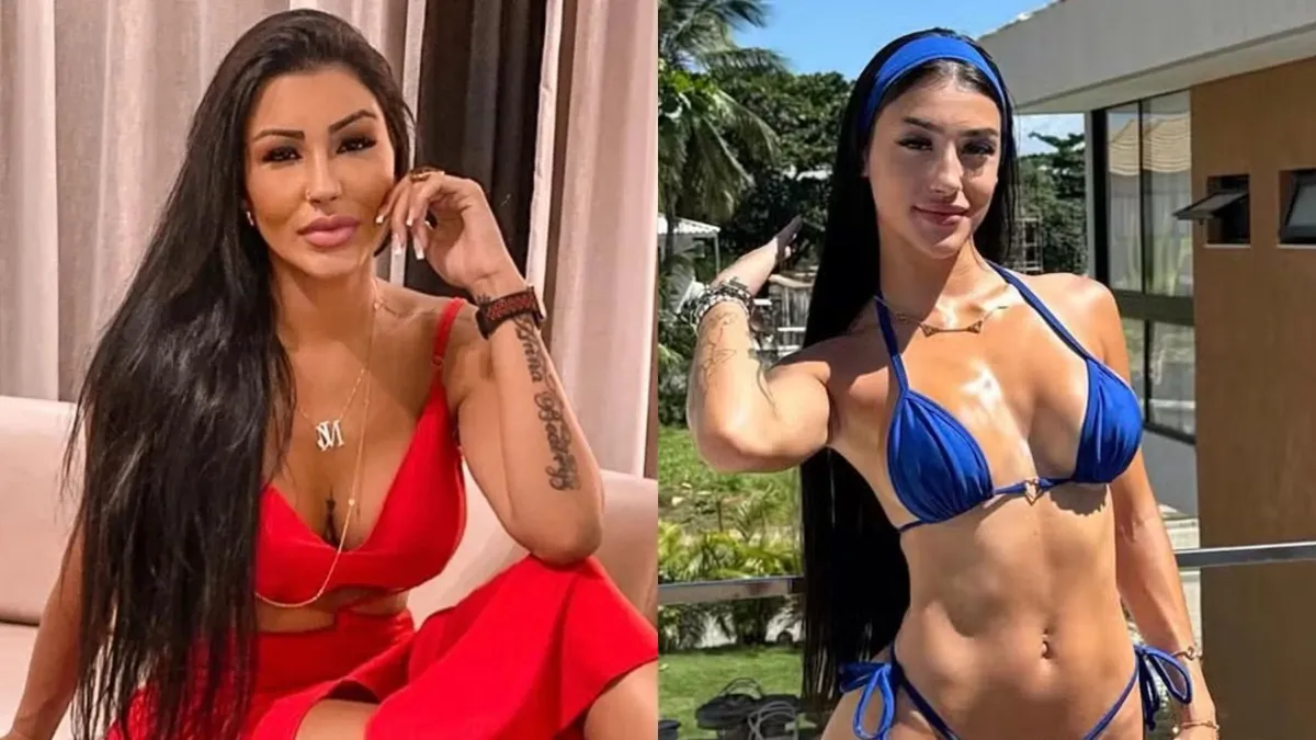 Jenny Miranda e Bia Miranda, sua filha