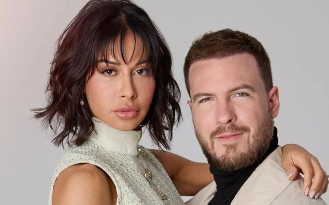 O casal está à espera de uma bebê