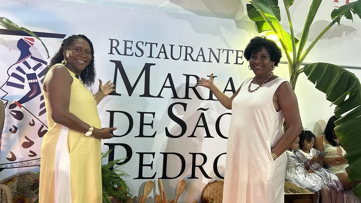 (Esq.) As primas Maria das Graças Marques e Célia Guimarães estão à frente do restaurante há 8 anos