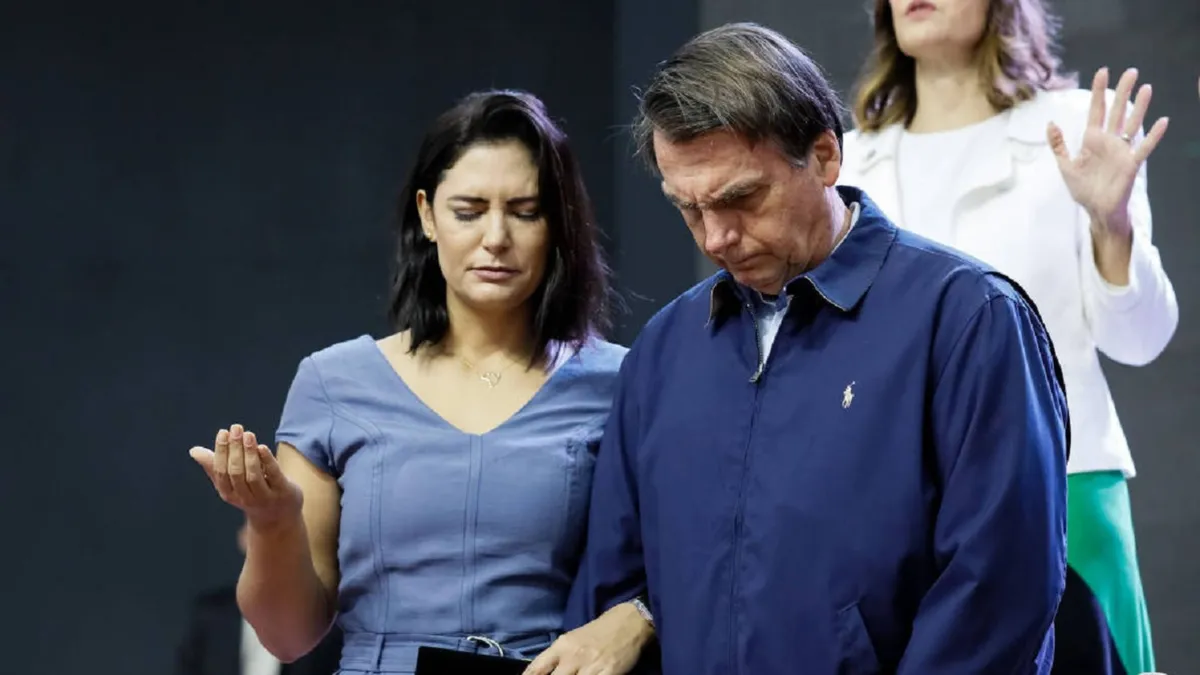 Michelle fala sobre saúde de Jair Bolsonaro
