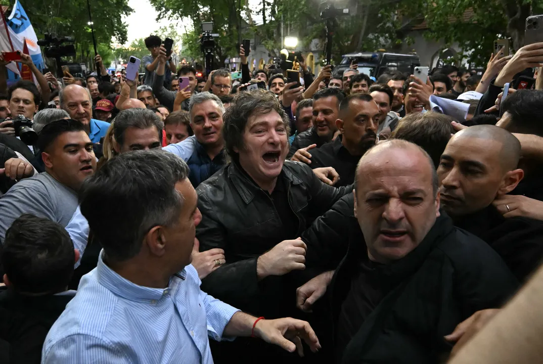 Presidente da Argentina, Javier Milei em Buenos Aires