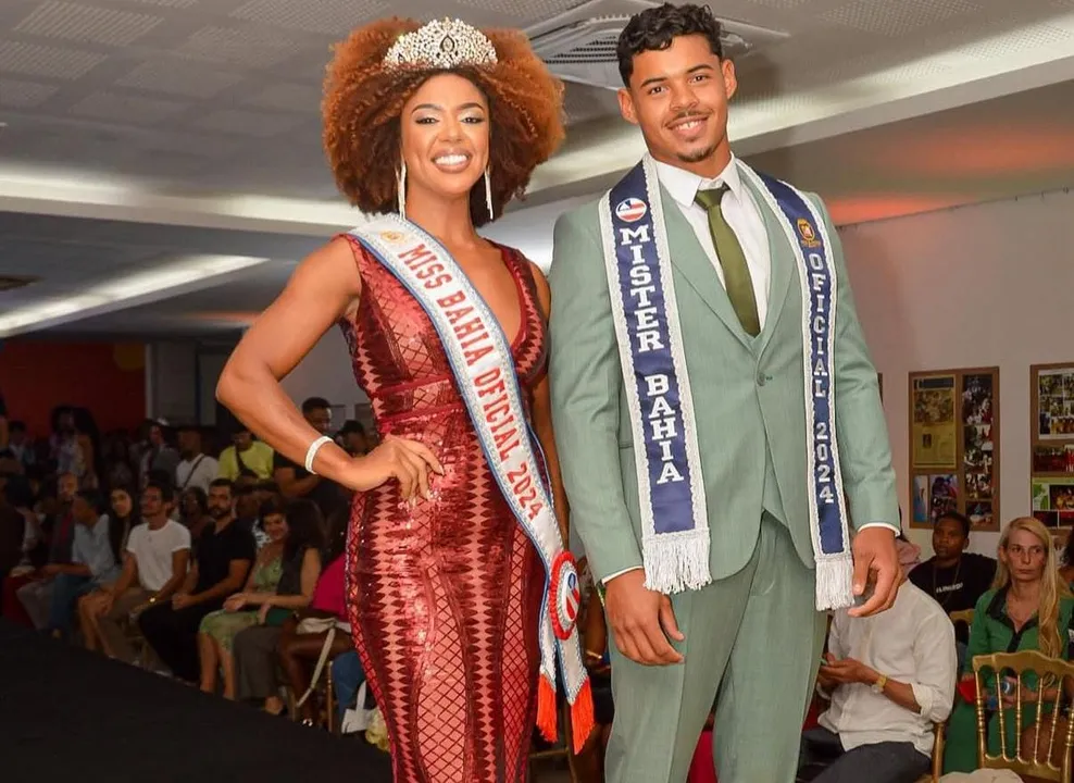 Mayara Nascimento e Kaique Souza atual Miss e mister Bahia Oficial do Rio 2024