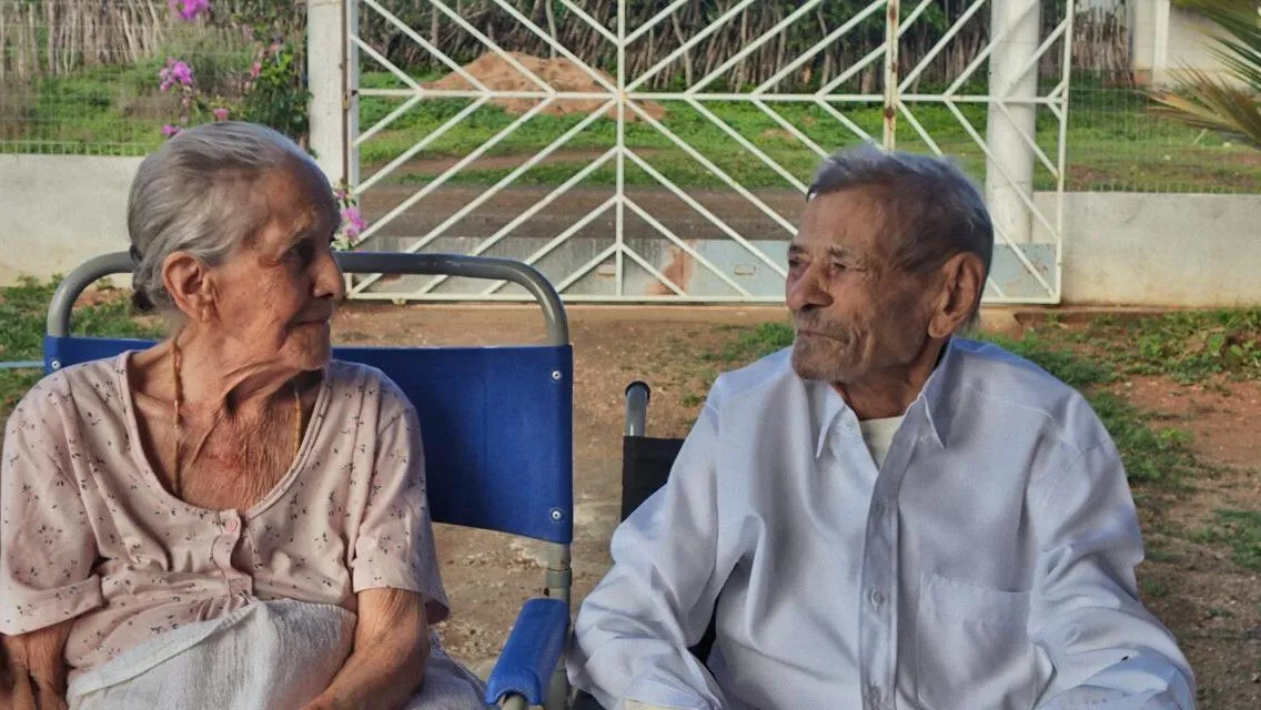 Manoel e Maria se casaram em 1940, em uma capela do município de Boa Viagem