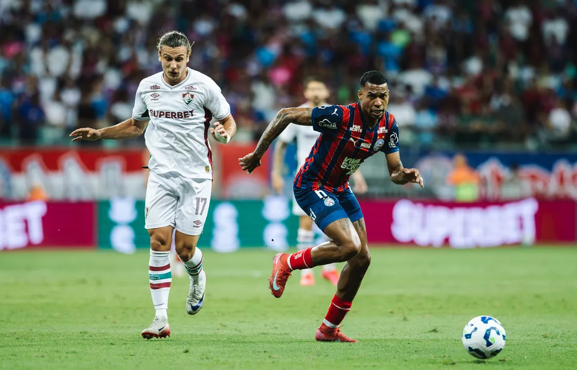 A vitória do Fluminense sobre o Ceará derrubou as chances do Bahia de ir à Libertadores. O Tricolor baiano caiu para 78,1% de probabilidade, segundo a UFMG.