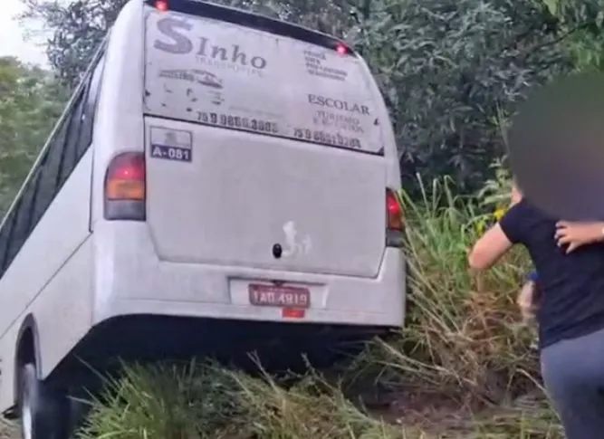 O motorista perdeu o controle do veículo