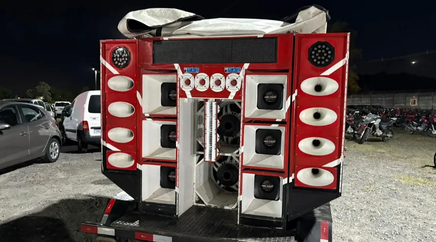 Um dos equipamentos apreendidos