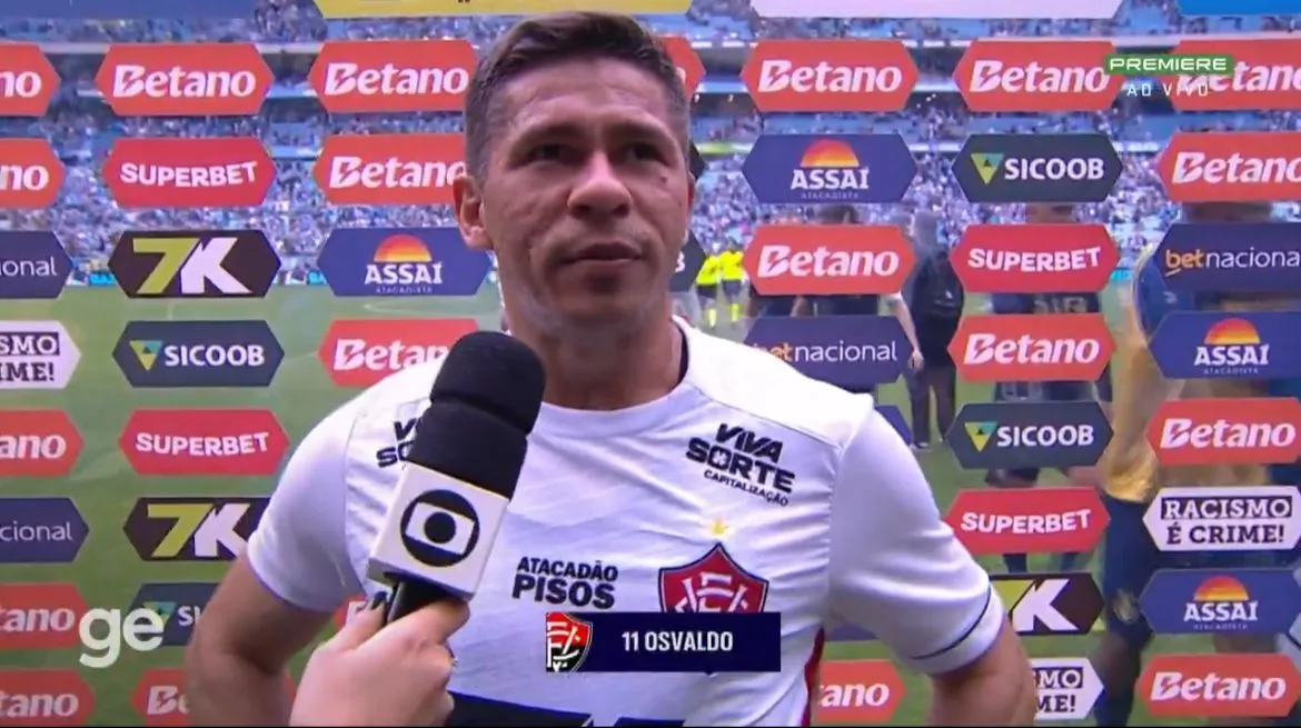 Osvaldo durante entrevista