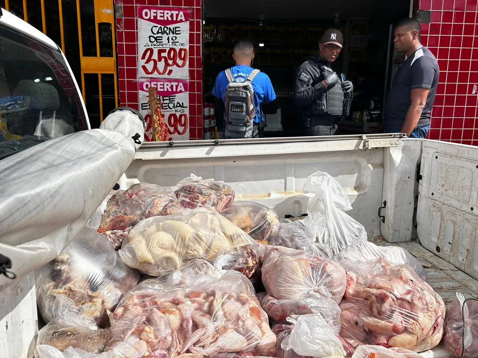 PCBA apreende mais de meia tonelada de carne