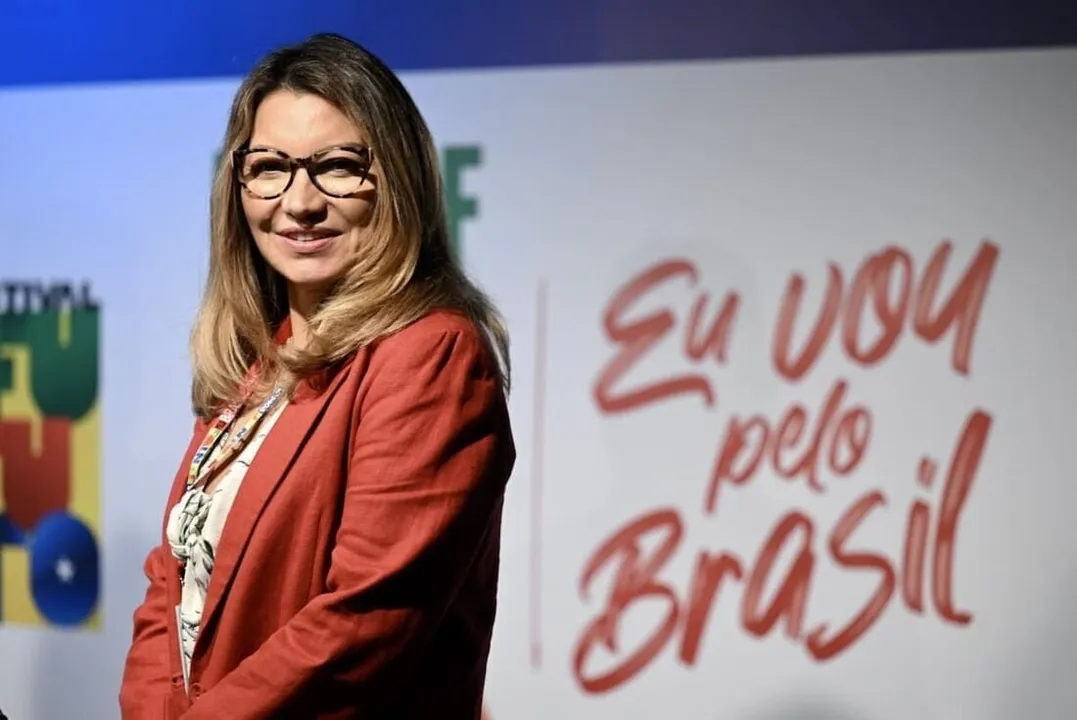 Primeira-dama Rosângela da Silva, a Janja,