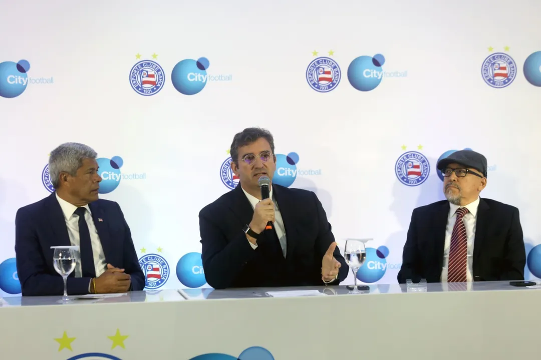 Jerônimo Rodrigues (PT), participou na manhã desta segunda-feira, 20, do lançamento do projeto do novo Centro de Treinamento (CT) do Esporte Clube Bahia