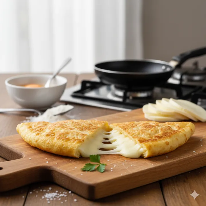 Pastel de frigideira é feito em minutos
