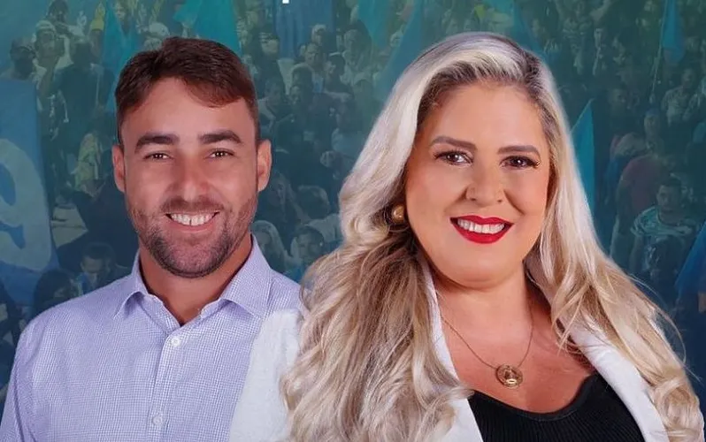 Prefeita de Maiquinique, Valéria Silveira (PV) e vice Kayke Jardim (PSD)