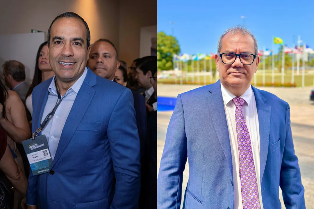 Prefeito de Salvador, Bruno Reis, e presidente da Câmara, Carlos Muniz