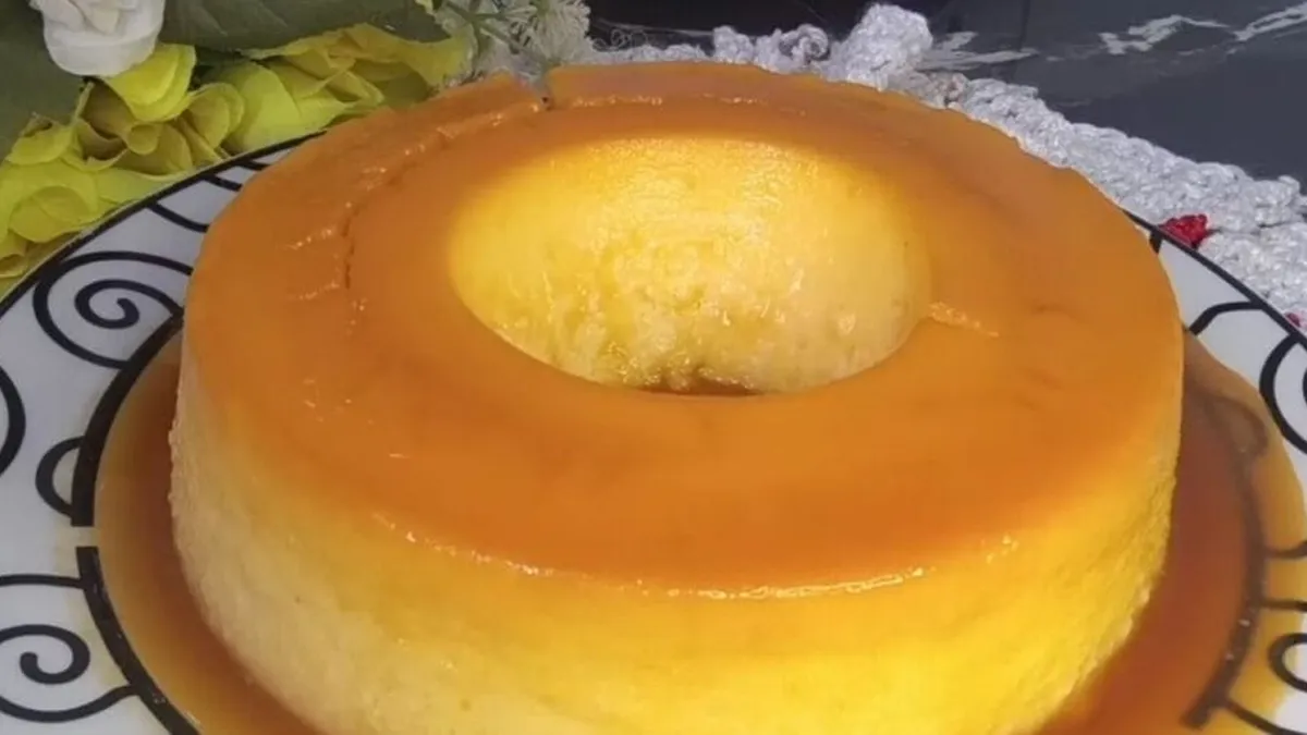 Pudim de flocão de milho é feito de forma rápida