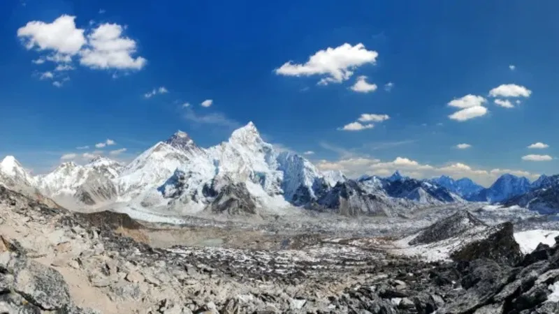Monte Everest, no Tibete
