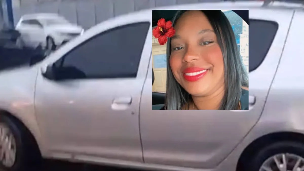 Os corpos de Joseane e Luiz foram encontrados dentro desse Renault Sandero