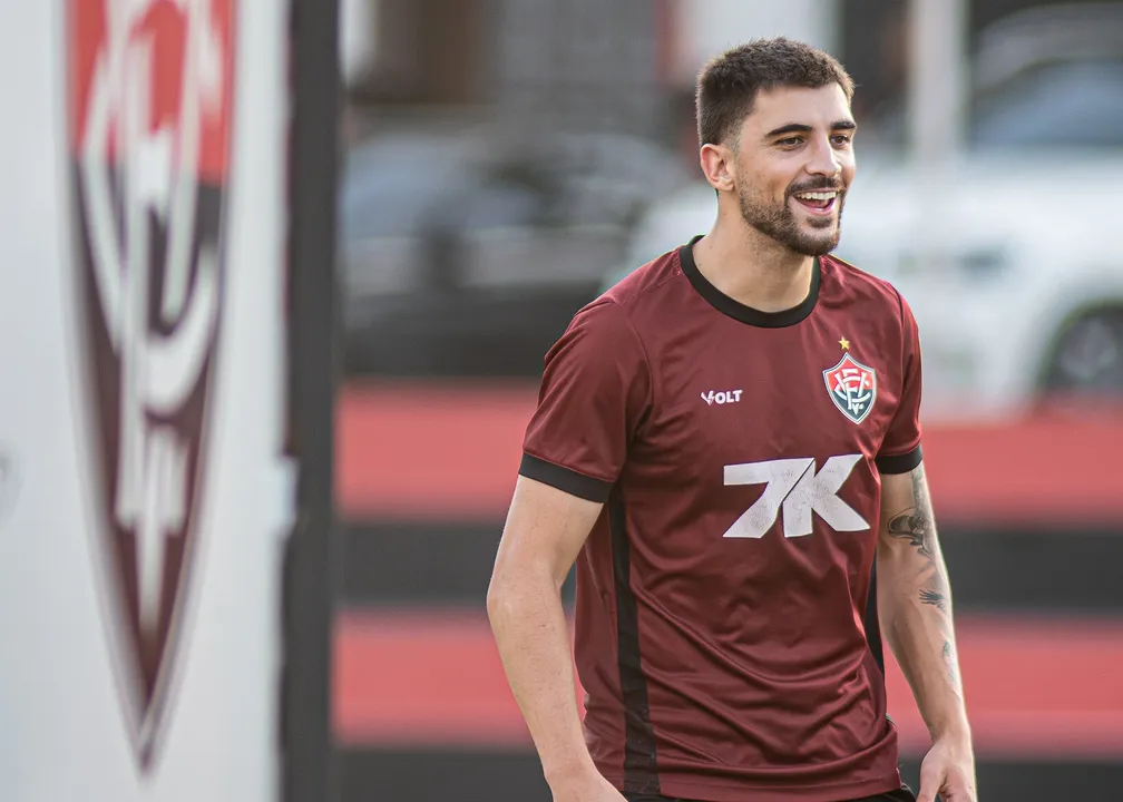Rúben Ismael em treino do Vitória