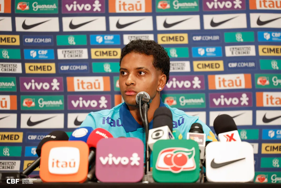Rodrygo está confiante para entregar sua melhor versão à Seleção Brasileira