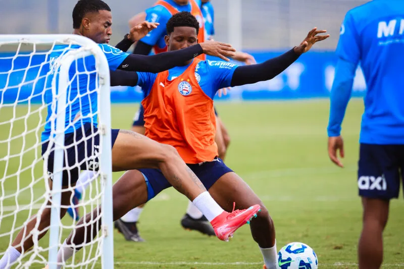 Erick e Ruan Pablo treinam e podem reforçar o Bahia no clássico Ba-Vi
