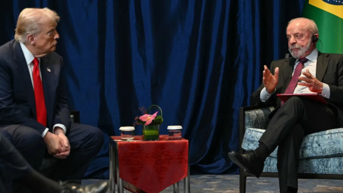 Lula e Trump discutem relação comercial entre Brasil e EUa