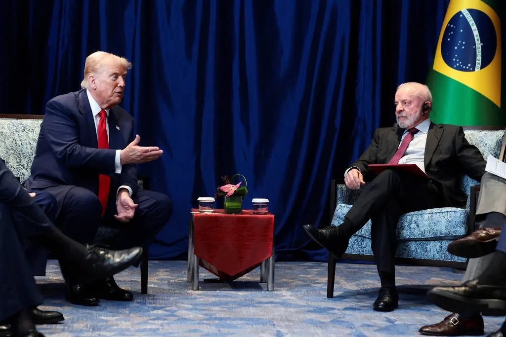 Presidente Donald Trump e Lula se encontraram no domingo, 26, na Malásia