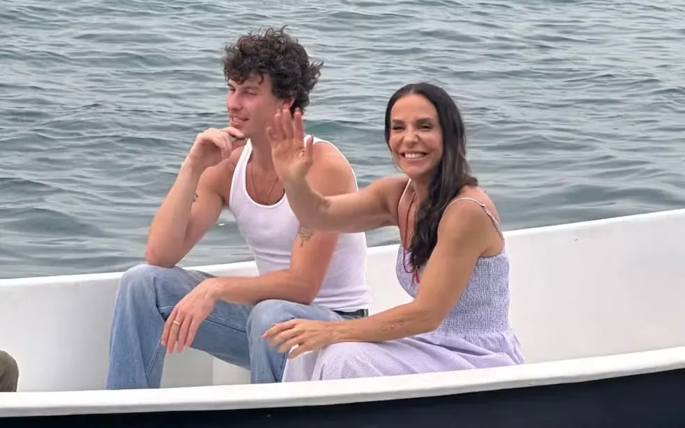 Shawn Mendes e Ivete Sangalo na Gamboa