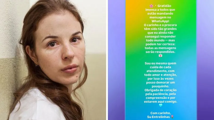 Em publicação recente no Instagram, ela agradeceu o aumento nas vendas