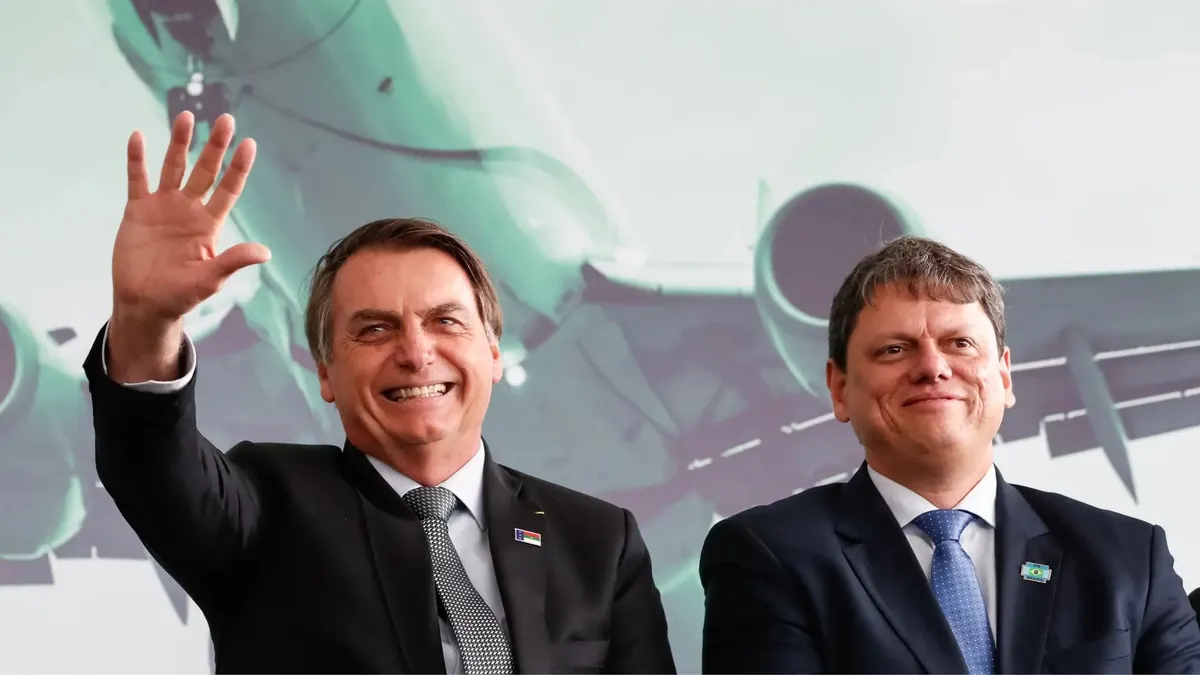 Bolsonaro e Tarcísio