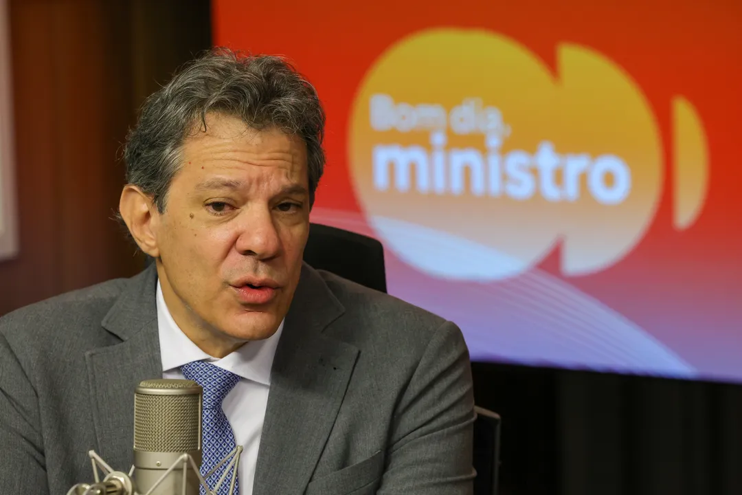 Ministro da Fazenda, Fernado Haddad,  participa do programa Bom Dia, Ministro
