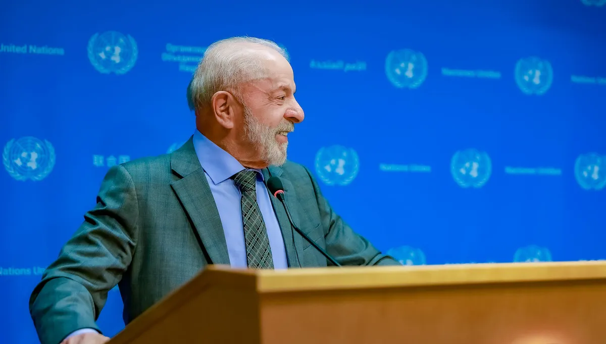 Presidente Lula em discurso na ONU