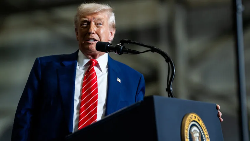 O presidente dos EUA, Donald Trump