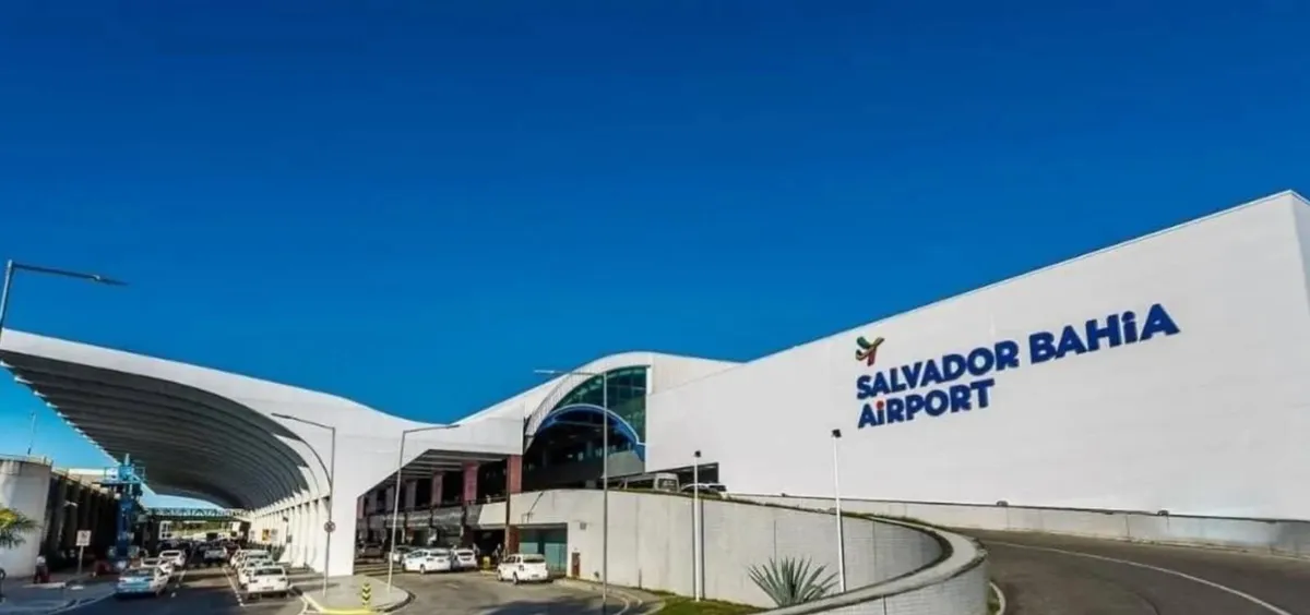 Entrada do Aeroporto de Salvador (ilustração)