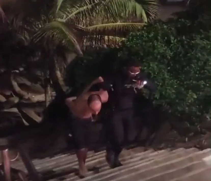 Homem tentou fugir em direção à Praia do Buracão