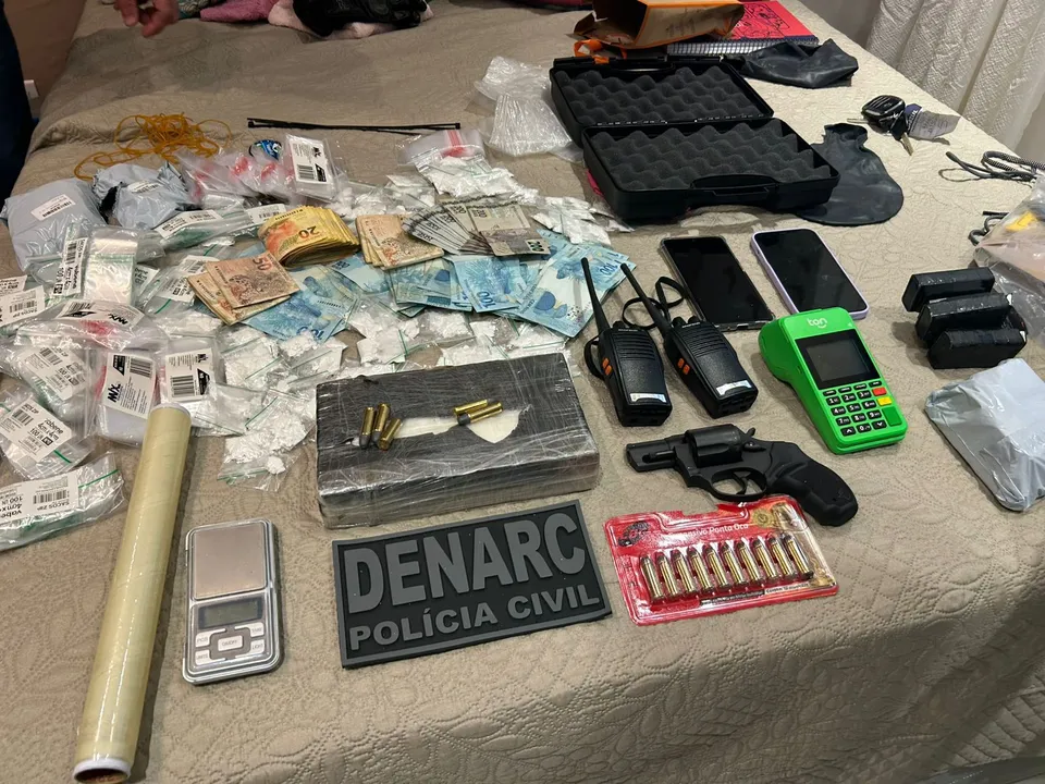 O cumprimento do mandado de busca e apreensão foi realizado no bairro Felícia,no próprio município